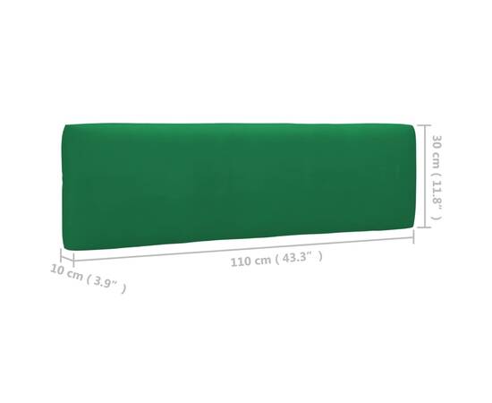 Perne pentru canapea din paleți 2 buc, verde, 11 image