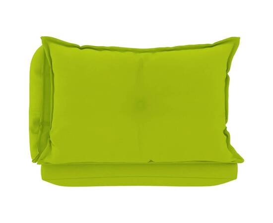 Perne pentru canapea din paleți 3 buc, verde crud, textil, 5 image