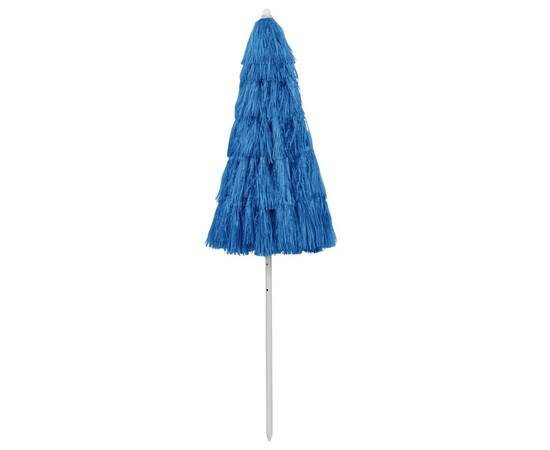 Umbrelă de plajă, albastru, 240 cm, 5 image