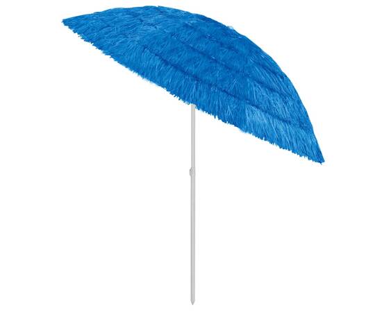 Umbrelă de plajă, albastru, 240 cm, 4 image