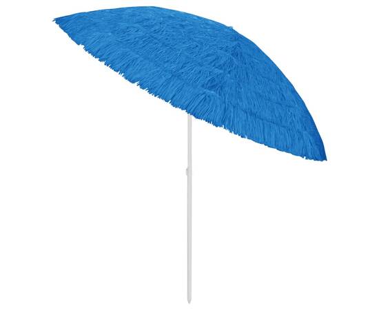 Umbrelă de plajă, albastru, 300 cm, 4 image