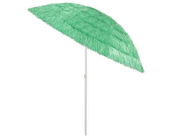 Umbrelă de plajă, verde, 240 cm, 5 image