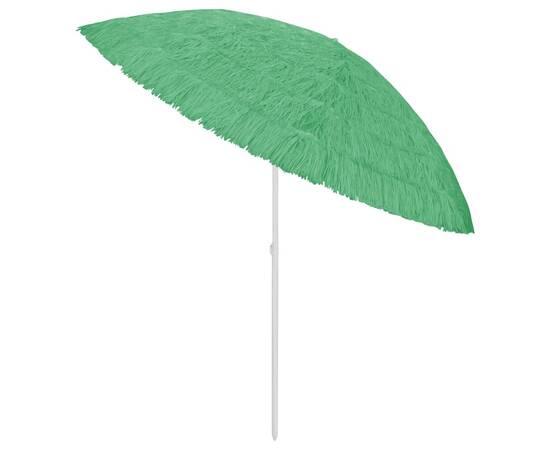 Umbrelă de plajă, verde, 300 cm, 4 image