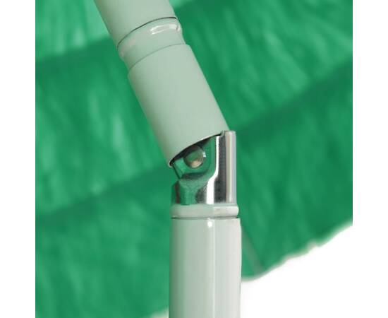 Umbrelă de plajă, verde, 300 cm, 7 image