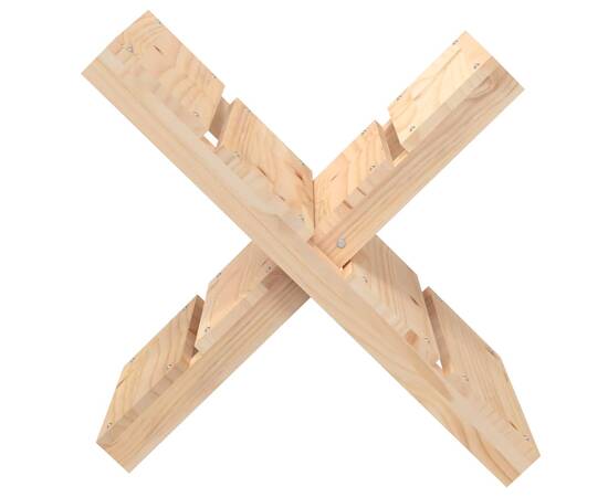 Suport pentru bușteni 47x39,5x48 cm lemn masiv de pin, 5 image
