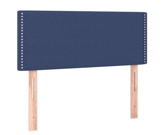 Tăblie de pat, albastru, 100x5x78/88 cm, textil, 2 image