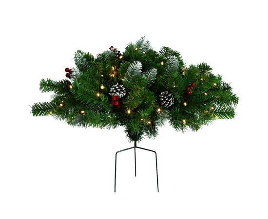 Brad de crăciun artificial pentru alee led-uri verde 40 cm, 2 image