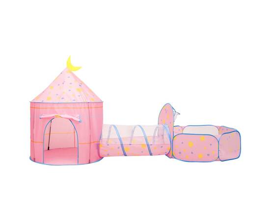 Cort de joacă pentru copii, roz, 301x120x128 cm, 5 image