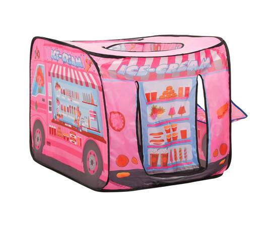 Cort de joacă pentru copii, roz, 70x112x70 cm, 4 image