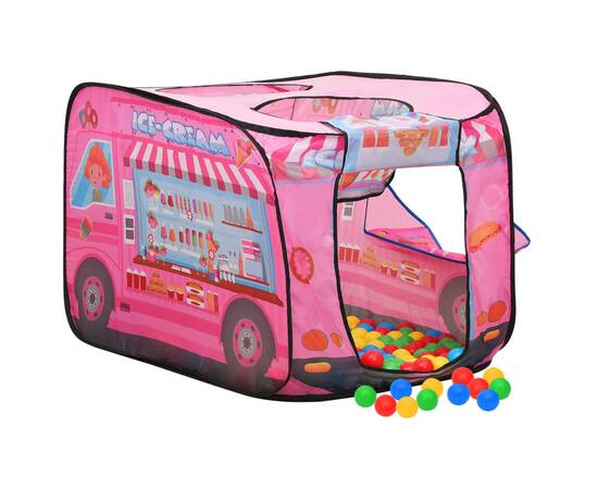 Cort de joacă pentru copii, roz, 70x112x70 cm, 3 image