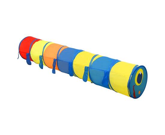 Tunel de joacă pentru copii, multicolor, 245 cm, poliester, 3 image