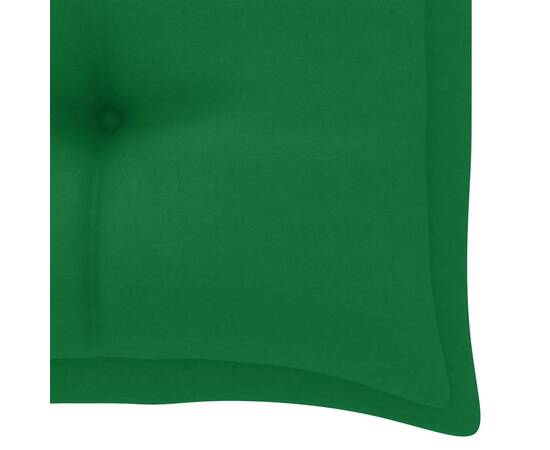 Pernă pentru bancă de grădină, verde, 100x50x7 cm, textil, 4 image