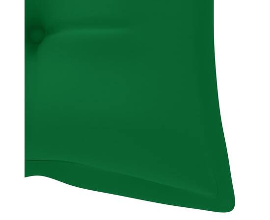 Pernă pentru bancă de grădină, verde, 120x50x7 cm, textil, 4 image