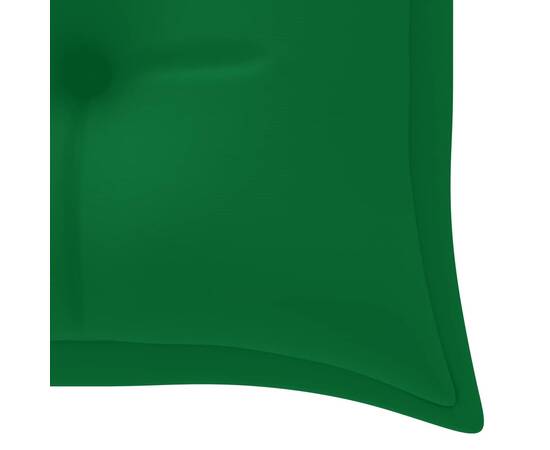 Pernă pentru bancă de grădină, verde, 150x50x7 cm, textil, 4 image