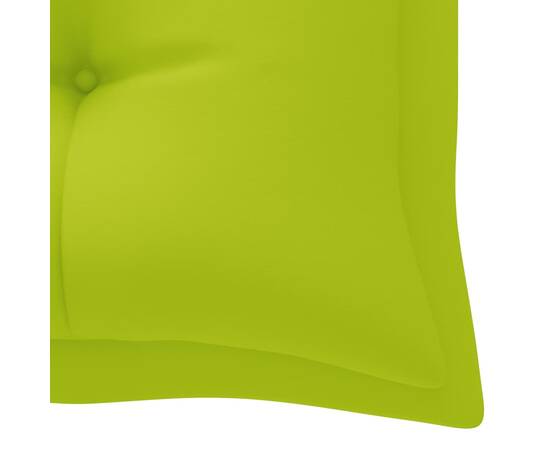 Pernă pentru bancă de grădină, verde crud, 180x50x7 cm, textil, 4 image