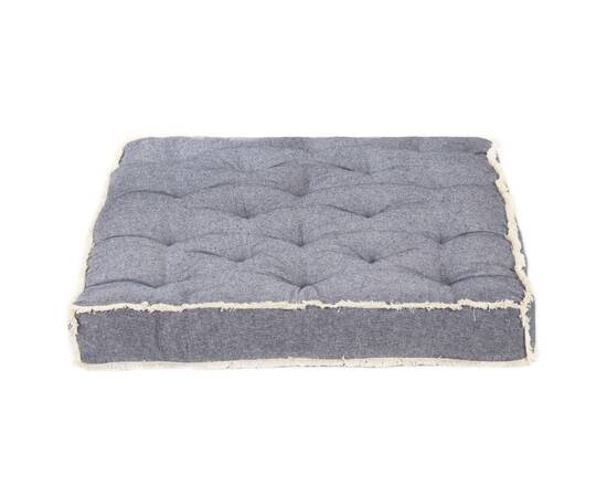 Pernă pentru canapea din paleți, albastru, 120 x 80 x 10 cm, 5 image