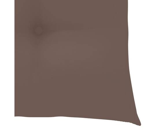 Perne de scaun, 2 buc., gri taupe, 40 x 40 x 7 cm, textil, 5 image