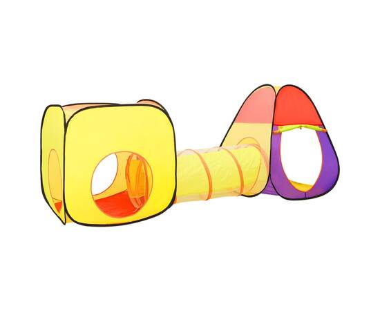 Cort de joacă pentru copii 250 bile, multicolor, 255x80x100 cm, 4 image
