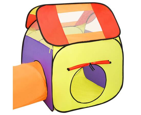 Cort de joacă pentru copii 250 bile, multicolor, 338x123x111 cm, 6 image