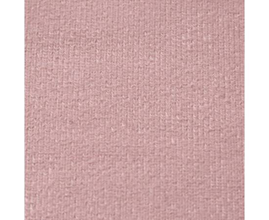 Canapea pentru copii, roz, pluș moale, 6 image