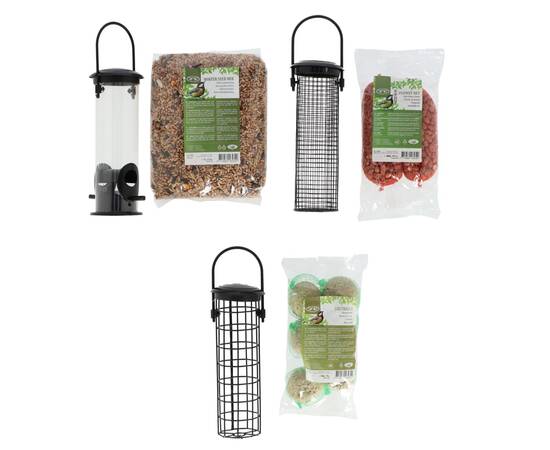 Esschert design set complet de hrănire pentru păsări, 3 piese, s, 2 image