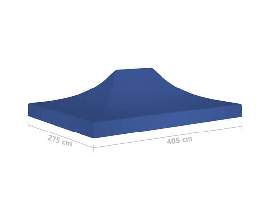 Acoperiș pentru cort de petrecere, albastru, 4 x 3 m, 270 g/m², 6 image