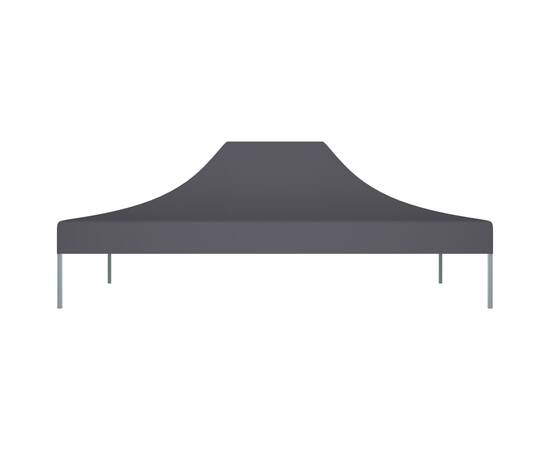 Acoperiș pentru cort de petrecere, antracit, 4 x 3 m, 270 g/m², 3 image