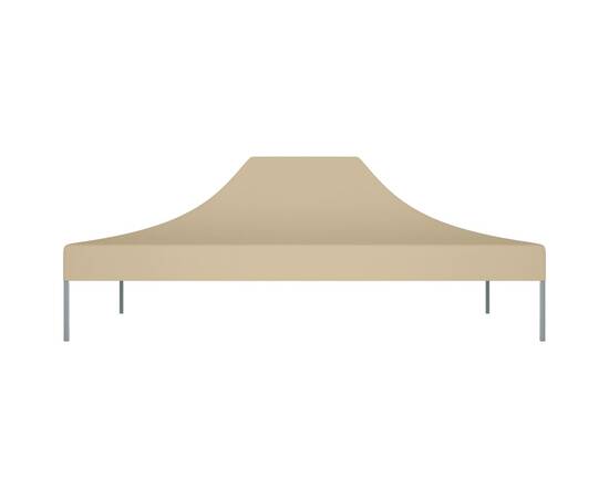 Acoperiș pentru cort de petrecere, bej, 4 x 3 m, 270 g/m², 3 image