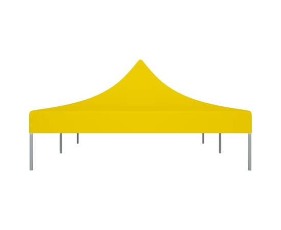 Acoperiș pentru cort de petrecere, galben, 6 x 3 m, 270 g/m², 4 image