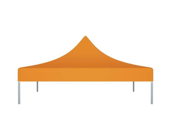 Acoperiș pentru cort de petrecere, portocaliu, 3x3 m, 270 g/m², 3 image