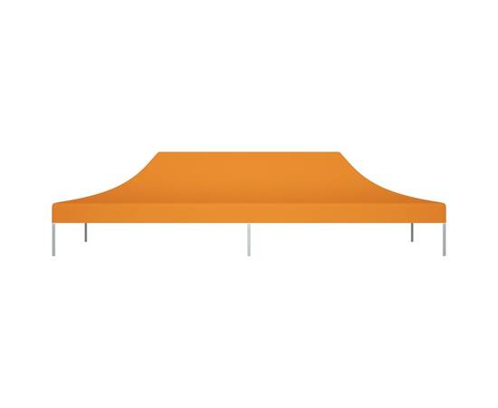 Acoperiș pentru cort de petrecere, portocaliu, 6x3 m, 270 g/m², 3 image