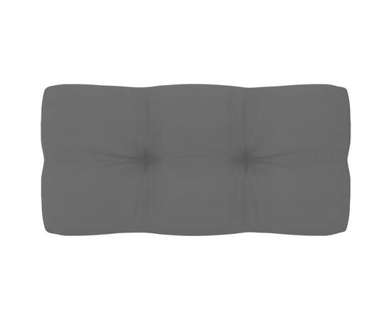 Pernă canapea din paleți, antracit, 80 x 40 x 12 cm, 2 image