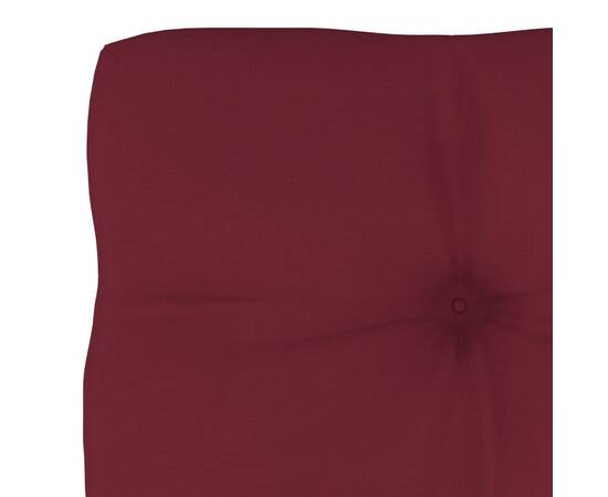 Pernă canapea din paleți, roșu vin, 80 x 40 x 12 cm, 3 image