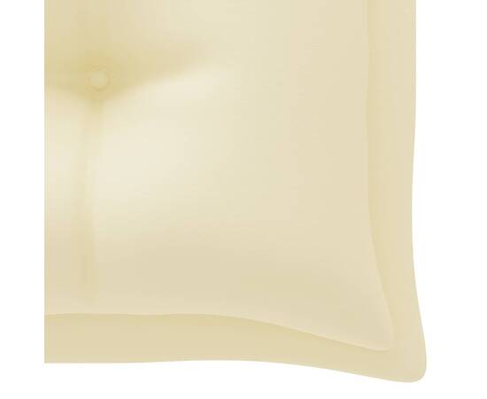 Pernă pentru balansoar, alb crem, 200 cm, material textil, 5 image