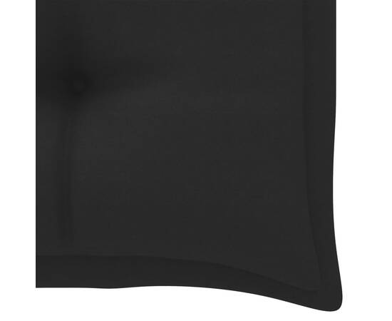 Pernă pentru balansoar, negru, 100 cm, material textil, 5 image