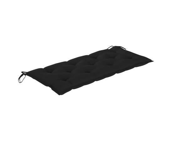 Pernă pentru balansoar, negru, 120 cm, material textil, 2 image