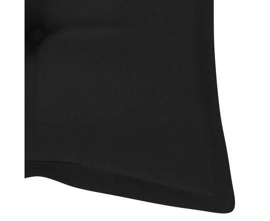 Pernă pentru balansoar, negru, 120 cm, material textil, 5 image