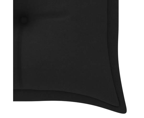 Pernă pentru balansoar, negru, 150 cm, material textil, 5 image