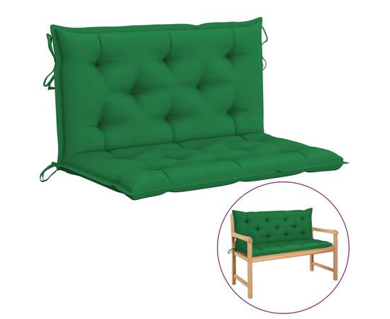 Pernă pentru balansoar, verde, 100 cm, material textil