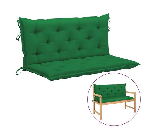 Pernă pentru balansoar, verde, 120 cm, material textil