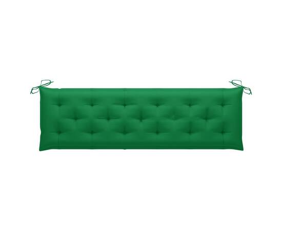 Pernă pentru balansoar, verde, 180 cm, material textil, 4 image