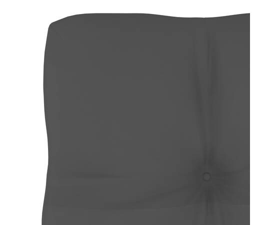 Pernă pentru canapea din paleți, negru, 60 x 40 x 12 cm, 3 image