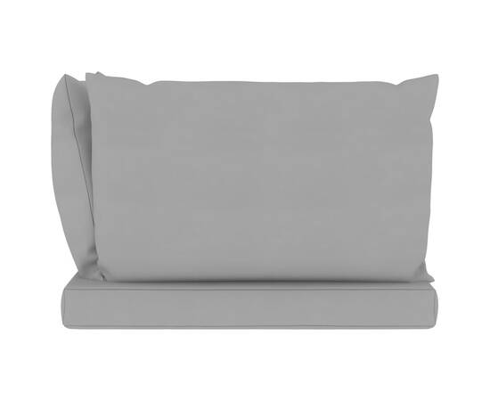 Perne pentru canapea din paleți, 3 buc., gri, material textil, 4 image