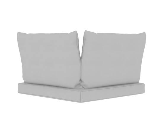 Perne pentru canapea din paleți, 3 buc., gri, material textil, 5 image