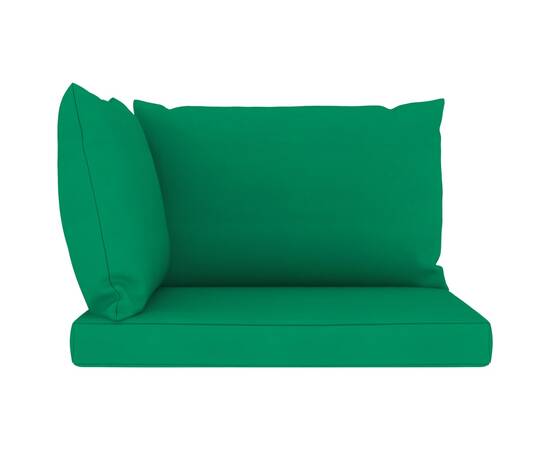 Perne pentru canapea din paleți, 3 buc., verde, textil, 3 image