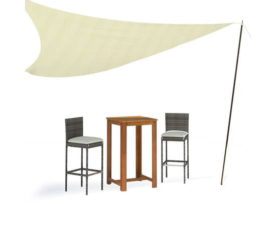 Stâlp pentru parasolar, 250 cm, oțel zincat, 2 image