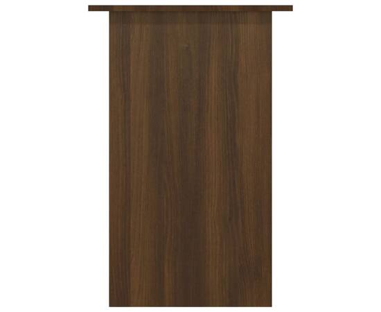 Birou, stejar maro, 90x50x74 cm, lemn prelucrat, 5 image