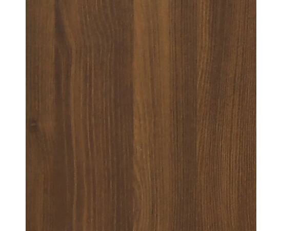 Birou, stejar maro, 90x50x74 cm, lemn prelucrat, 6 image