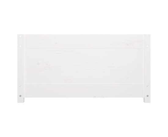 Pat de zi, alb, 90x200 cm, lemn masiv de pin, 9 image