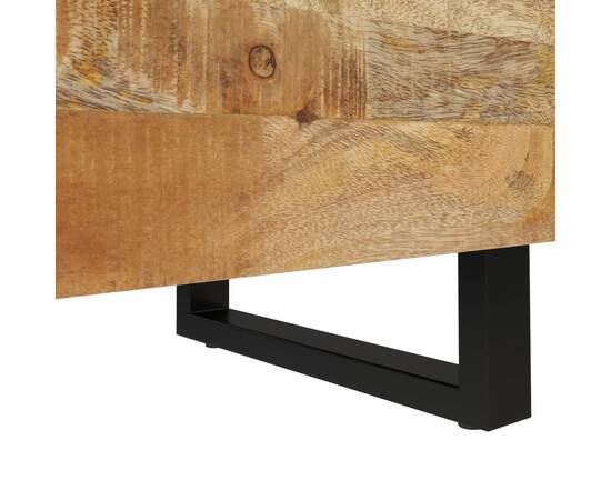 Noptiere, 2 buc., 40x33x46 cm, lemn masiv de acacia, 6 image
